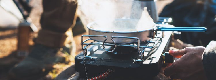 camper van stove and cooking