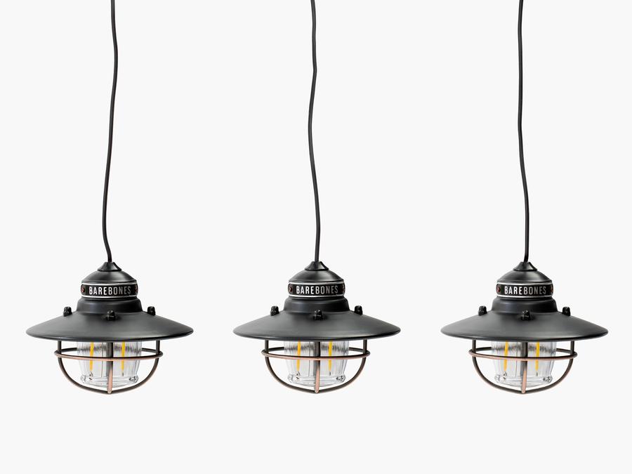 Barebones Edison Pendant String Lights - Vintage White, 3