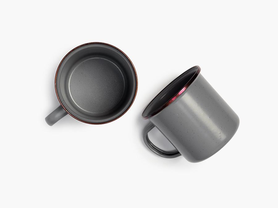 Barebones Enamel 4 oz Espresso Cup - Set of 2